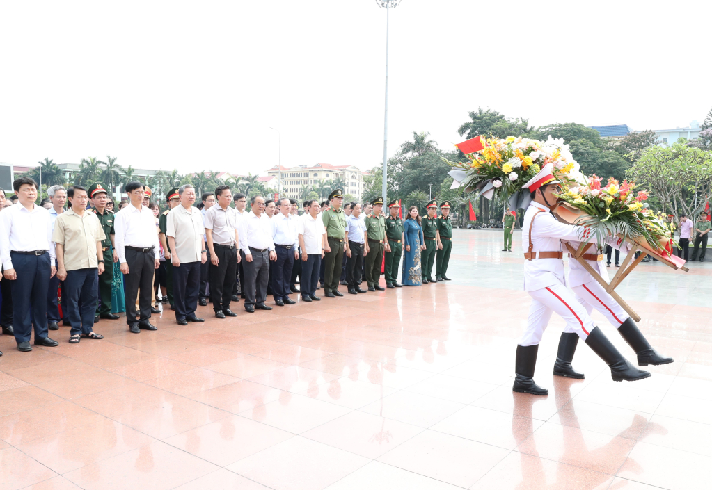   State President To Lam visits and works in Hung Yen province